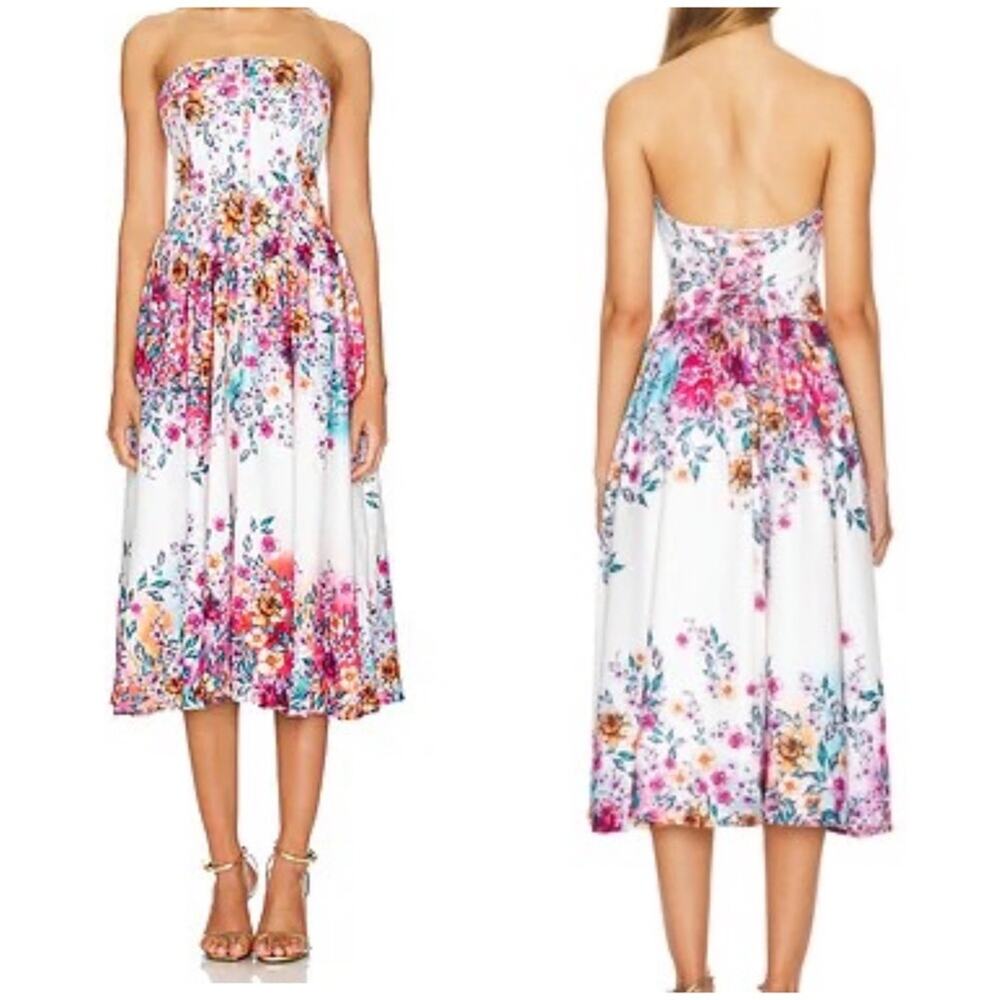 Agua Bendita Revolve Blooming Dress in Doux Floral